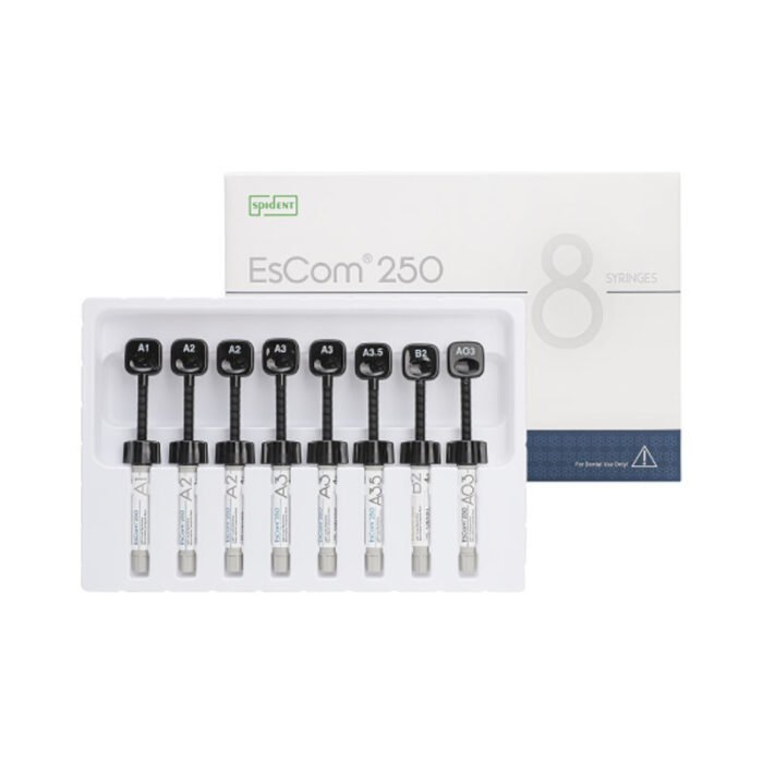 ⁦EsCom 250 Light-Cured Resin Syringe Kit⁩ - الصورة ⁦1⁩